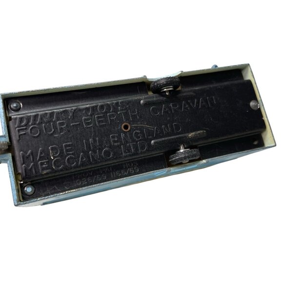 Vintage Dinky Toys Four Berth Caravan- Blue/White - Picture 8 of 10